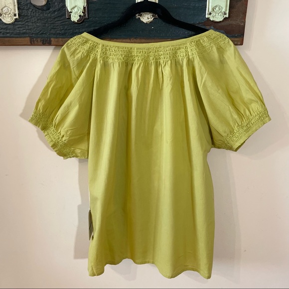 2/$25 Caribbean Joe Peasant Blouse Size XL - Picture 9 of 14